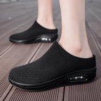 Damen Bequeme Slip-On Clogs mit Luftpolsterung und atmungsaktivem Obermaterial EB