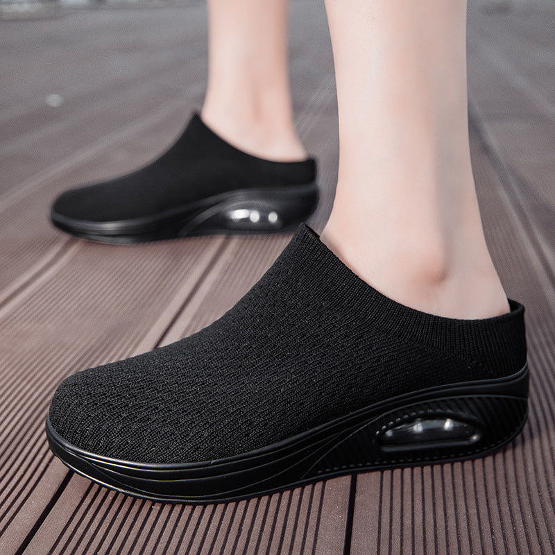 Damen Bequeme Slip-On Clogs mit Luftpolsterung und atmungsaktivem Obermaterial EB