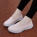 Damen Bequeme Slip-On Laufschuhe mit atmungsaktivem Obermaterial EB