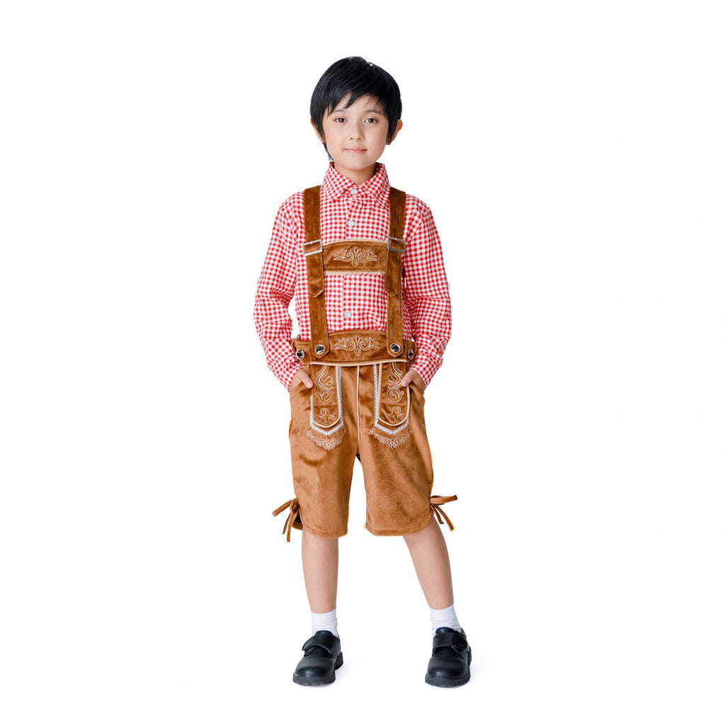 Traditionelle Jungen-Shorts mit Stickerei