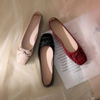 Damen Ballerinas mit elegantem Schleifen-Design und komfortablem Fußbett EB