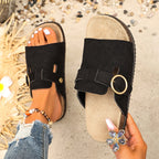 Damen Clogs mit verstellbarem Schnallenverschluss und atmungsaktivem Obermaterial EB