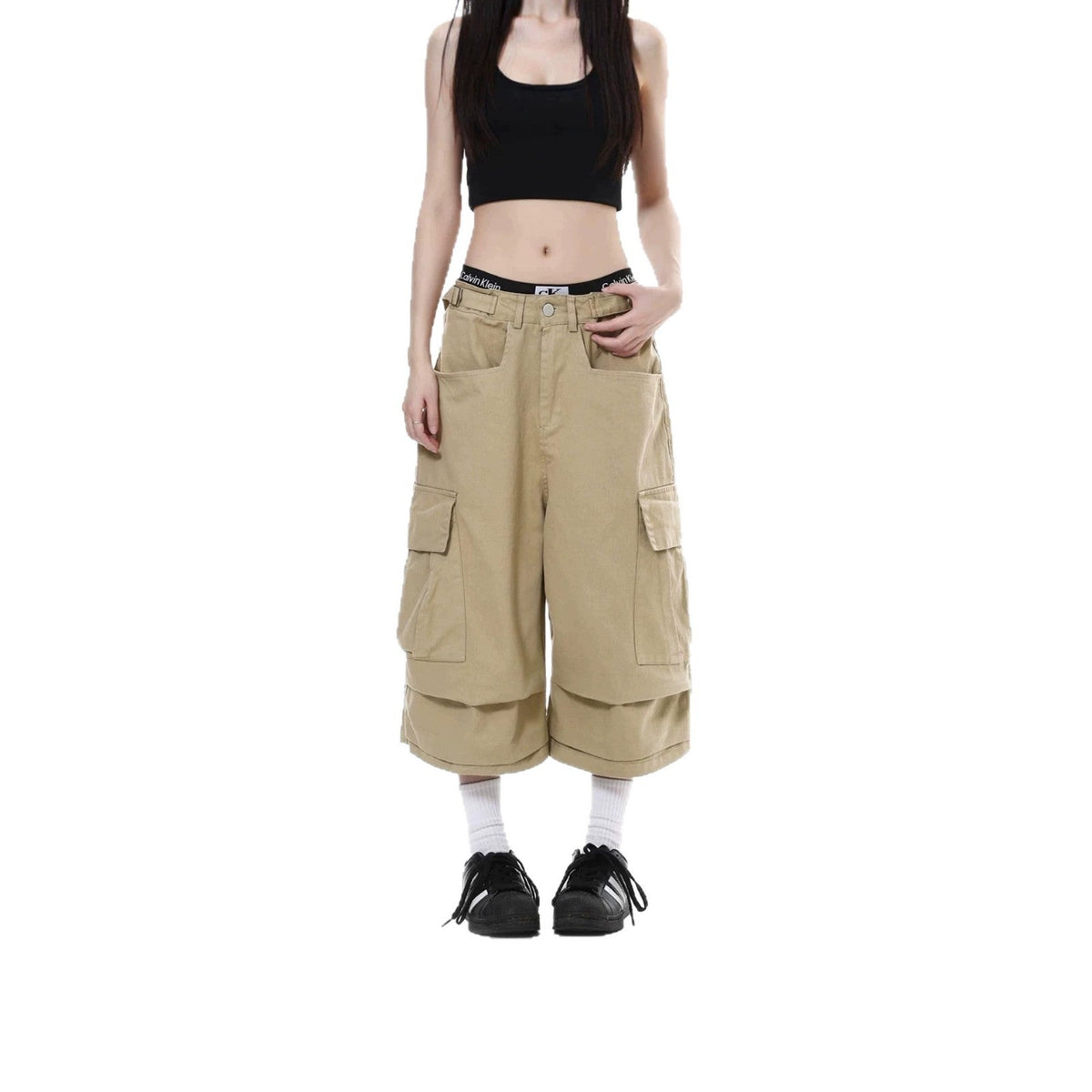 Damen Trendy Cargo-Shorts