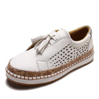 Damen sportliche Freizeitschuhe mit atmungsaktivem Obermaterial und Korksohle EB