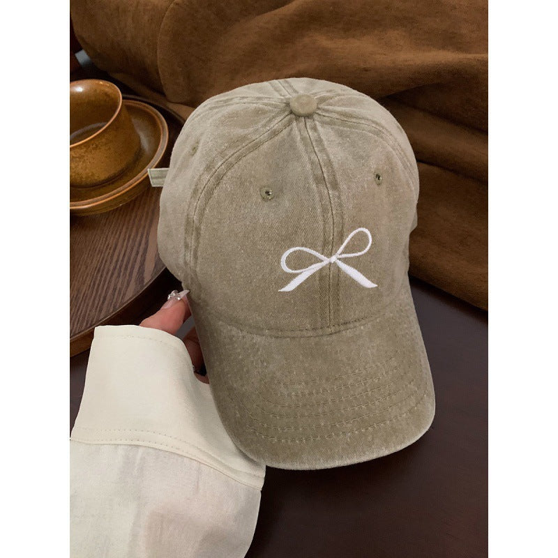 Lässige bestickte Baseballkappe für Damen