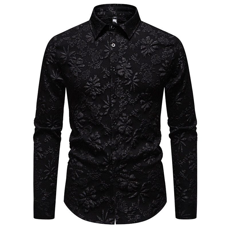 Herren Hemd mit strukturiertem Design EB