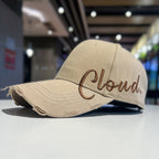 Vintage-inspirierte Baseballkappe für Herren im Used-Look