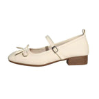 Damen Ballerinas mit dekorativem Riemchen und moderner Schleifenapplikation EB