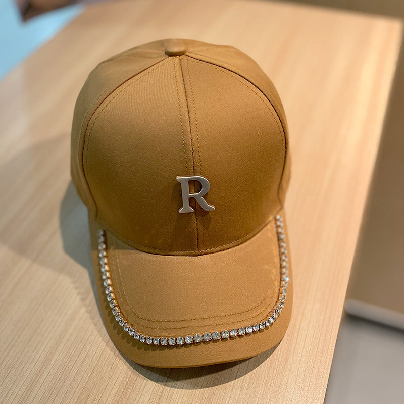 Damen-Baseballcap mit Strasssteinen