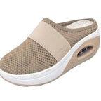 Damen Atmungsaktive Clogs mit rutschfester Sohle und flexiblem Mesh-Obermaterial EB