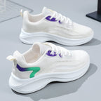 Damen atmungsaktive Freizeitschuhe mit flexiblem Sohlenprofil EB