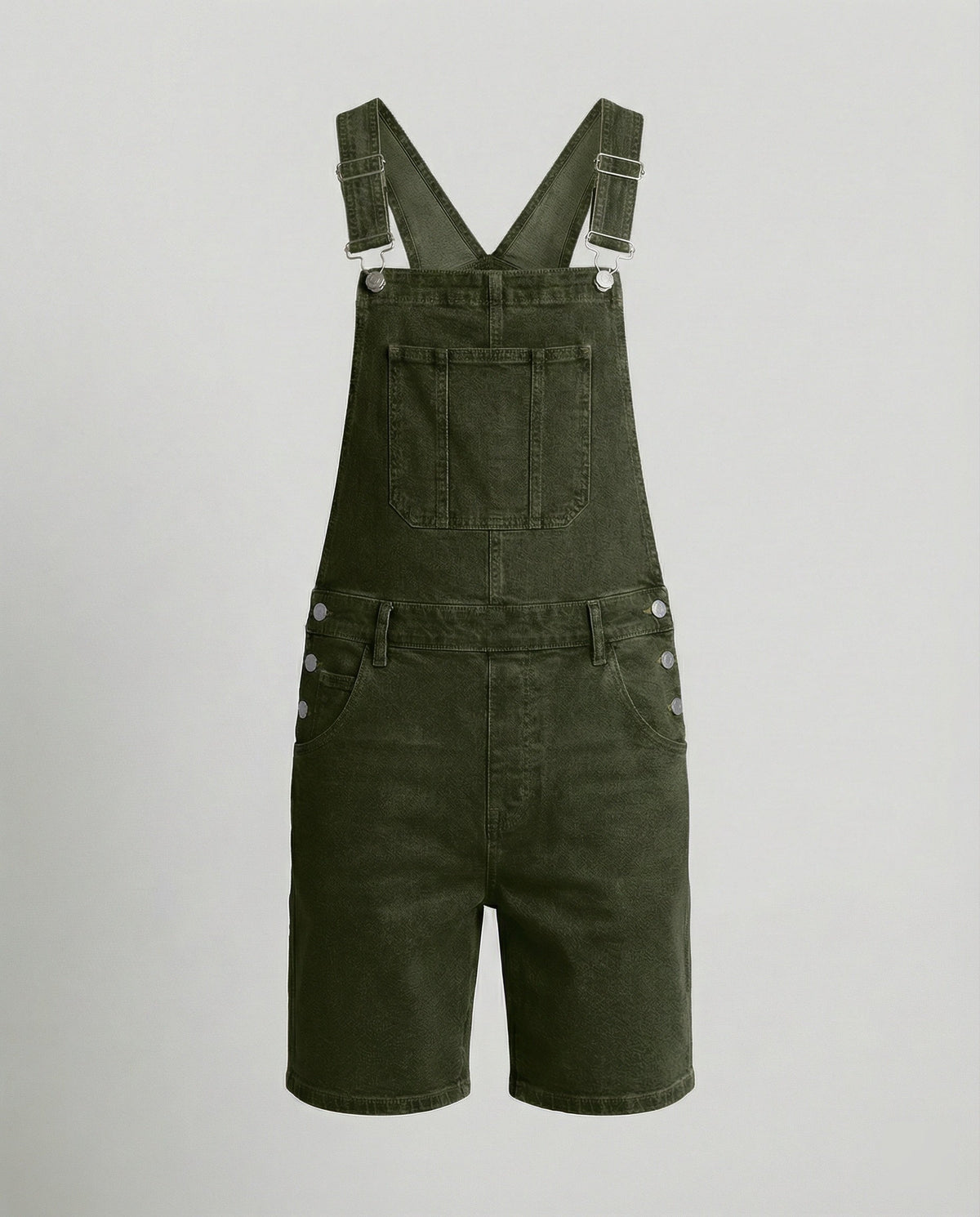 Herren Latzshorts aus Denim mit Taschen
