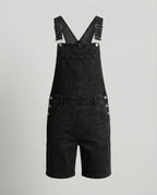 Herren Latzshorts aus Denim mit Taschen