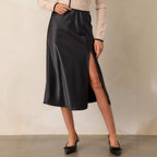 Damen Eleganter und fließender Maxikleid EB
