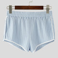 Plissierte Damen-Freizeitshorts mit Kontrastpaspel