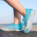 Damen Aqua-Freizeitschuhe mit elastischem Schnürsystem und rutschfester Sohle EB