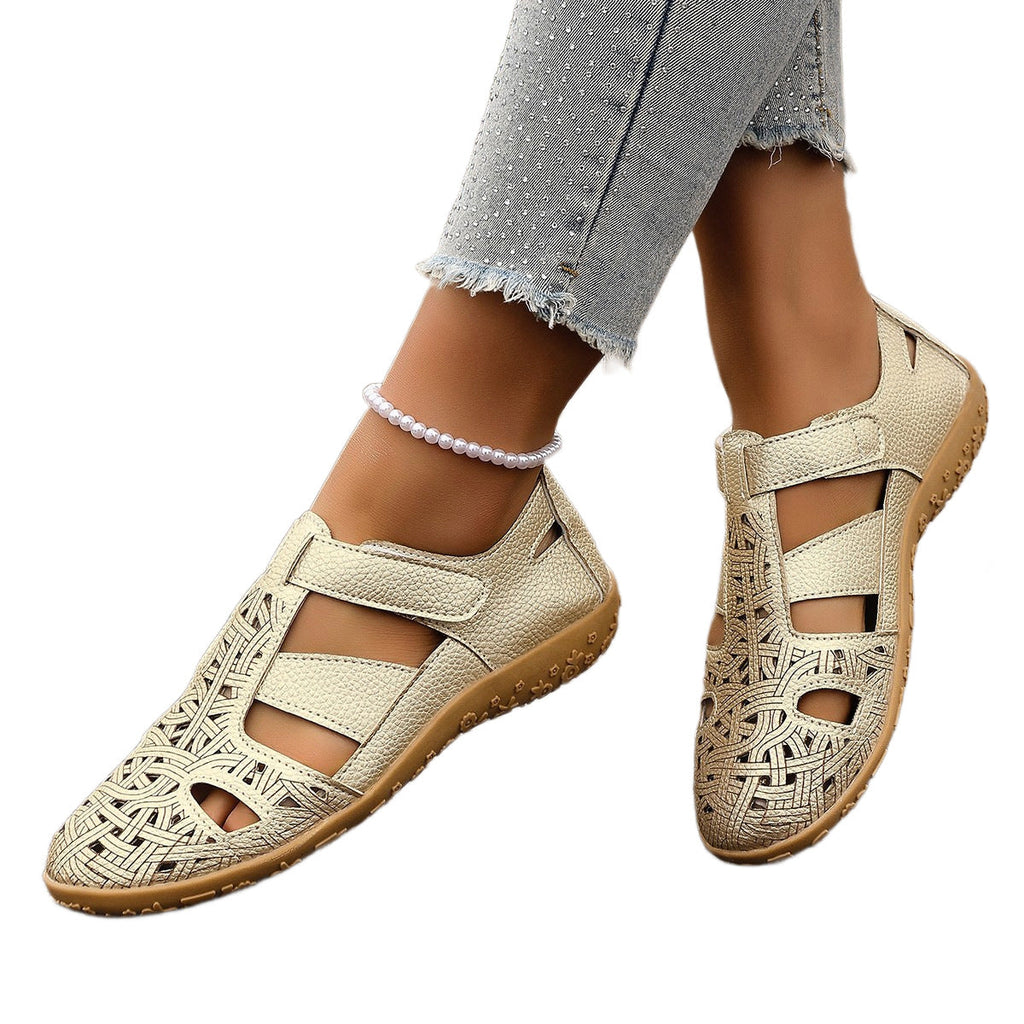 Damen Atmungsaktive Sommer-Sandalen mit raffinierten Schnittdetails EB