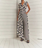Damen Jumpsuit mit modischem Print EB