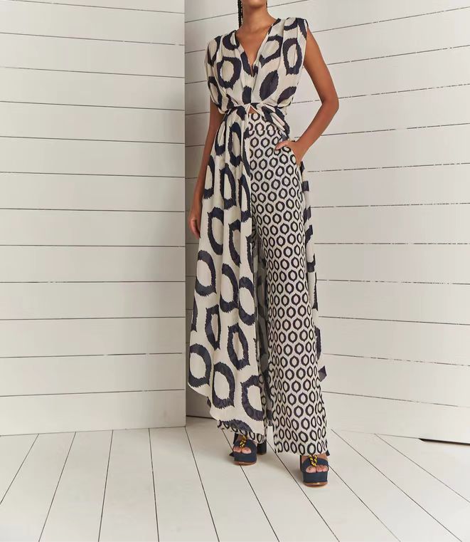 Damen Jumpsuit mit modischem Print EB