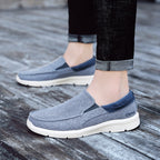 Damen Bequeme Slip-On Schuhe mit atmungsaktivem Obermaterial und dämpfender Sohle EB
