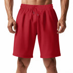 Herren Sportliche kurze Laufshorts mit elastischem Bund und praktischem Kordelzug EB