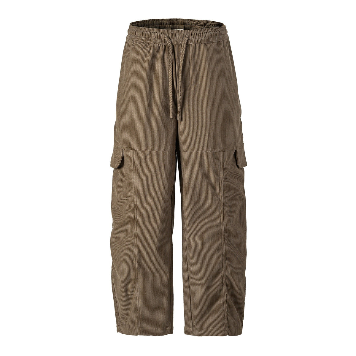 Damen Culotte-Cargoshorts aus Cord mit hohem Bund