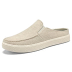 Damen Bequeme Clogs aus atmungsaktivem Gewebe mit elastischem Futter EB