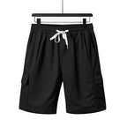 Herren Cargo-Shorts mit elastischem Bund und praktischen Seitentaschen EB