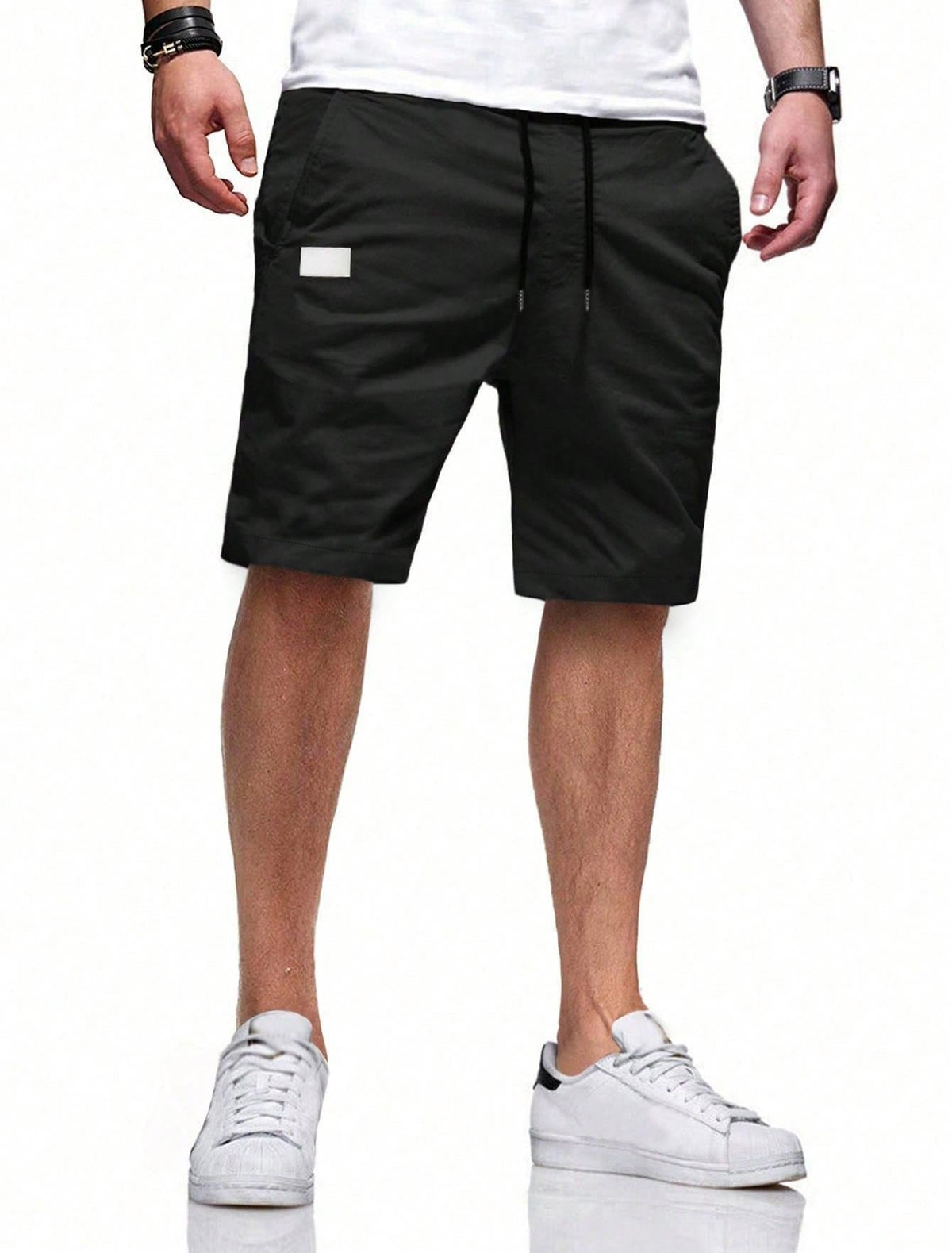 Bequeme Sport-Shorts für Herren mit Taschen und elastischem Bund