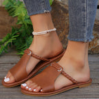 Damen Clogs mit geflochtenem Riemendesign und rutschfester Sohle EB