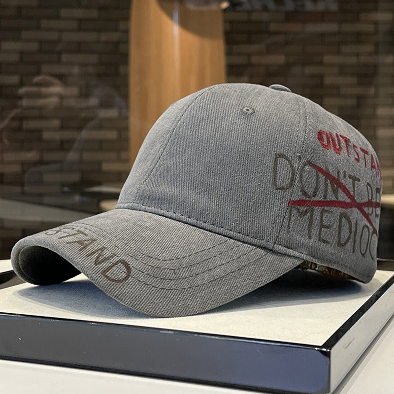 Herren-Cap mit Motivations-Grafik