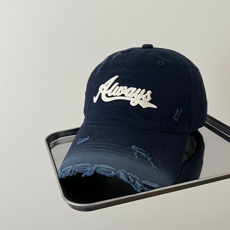 Vintage Distressed bestickte Baseballkappe