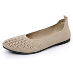 Damen Bequeme Ballerinas aus atmungsaktivem Netzmaterial EB