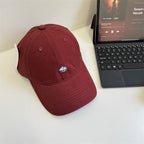Damen Dad Hat aus Baumwolle mit Stickerei