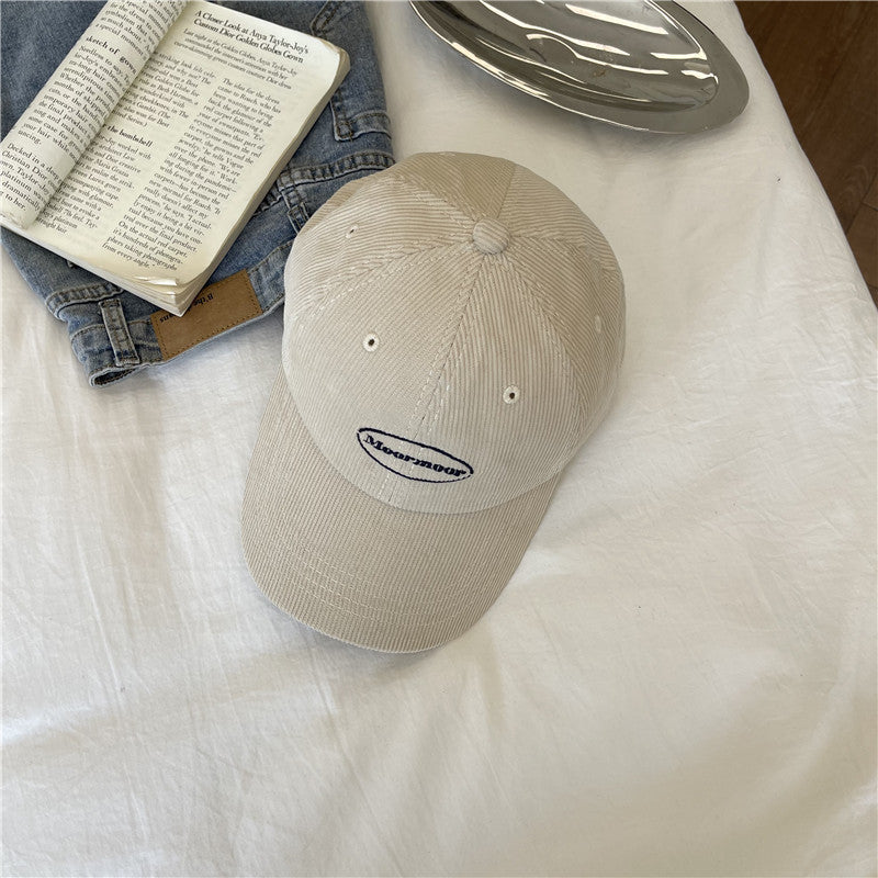 Lässige Damen-Baseballkappe aus Cord