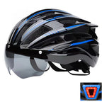 Fahrradhelm mit Visier