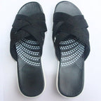 Damen Bequeme Riemchen-Sandalen mit ergonomischem Fußbett EB