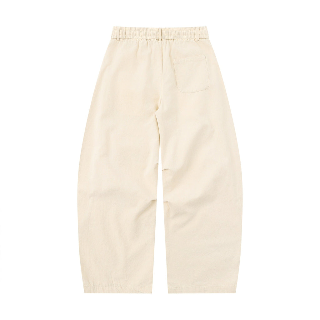 Weite Cargo-Bermudashorts für Damen mit Kordelzug und aufgesetzten Taschen