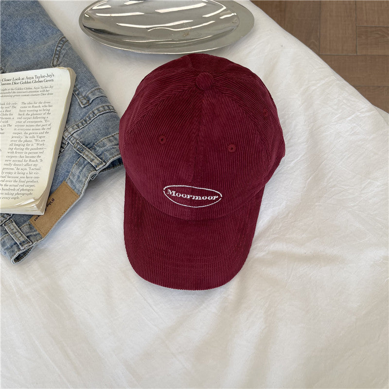 Lässige Damen-Baseballkappe aus Cord
