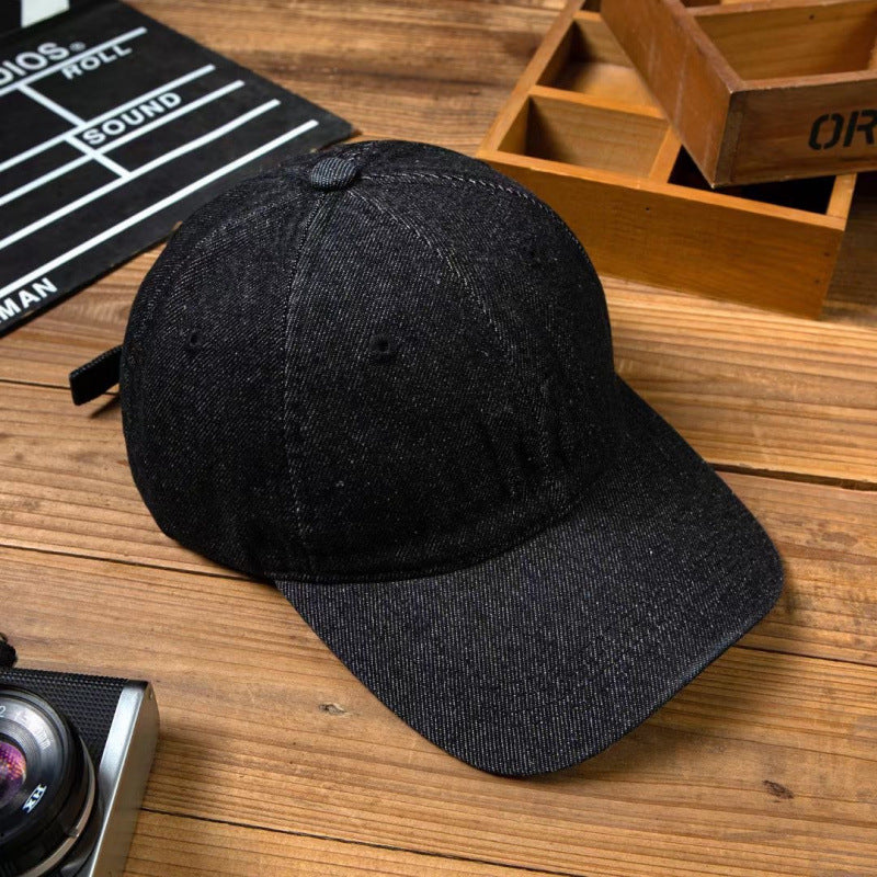 Distressed-Denim-Baseballcap für Herren