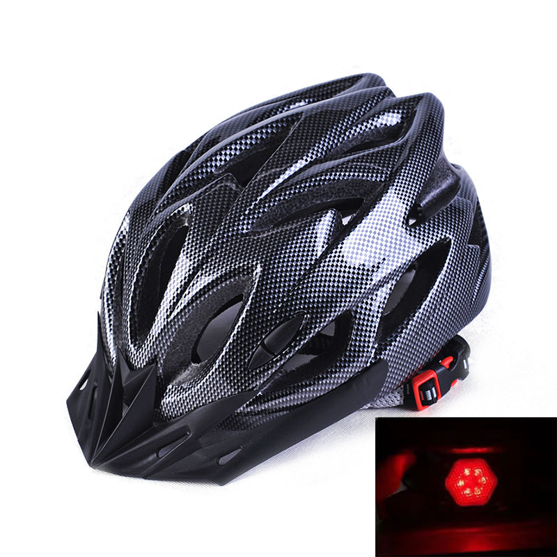 Mountainbike-Helm mit integriertem Sicherheitslicht und dynamischer Belüftung