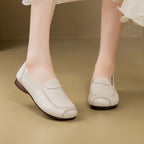 Damen Bequeme Mokassins mit feiner Lederverarbeitung und eleganter Naht EB