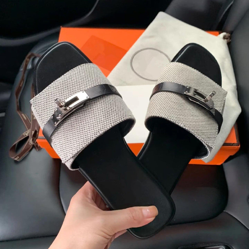 Damen Bequeme Freizeitsandalen mit modischem Riemendesign EB