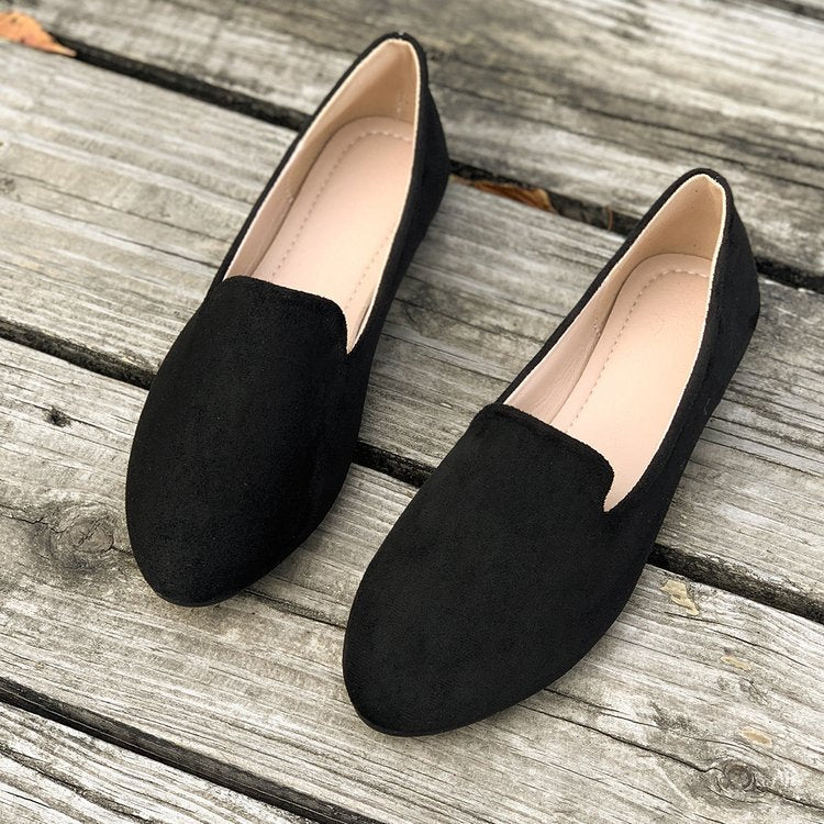 Damen Bequeme Mokassins aus sanftem Wildleder EB