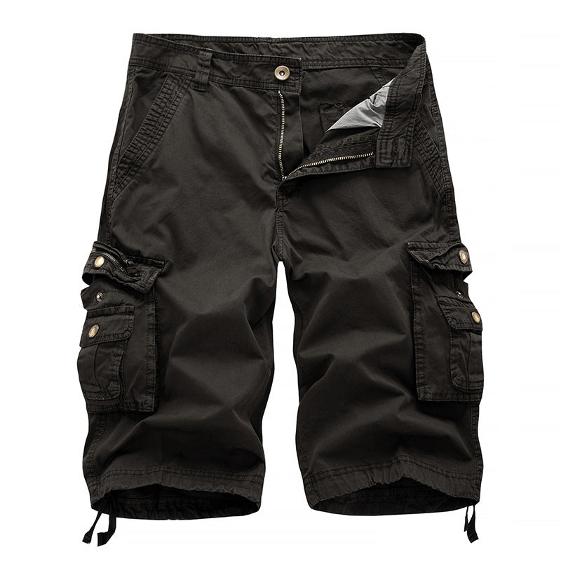 Herren Cargoshorts mit multifunktionalen Taschen und elastischem Bund EB
