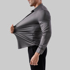 Elastisches Slim Fit Herrenhemd