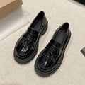 Damen Loafer mit eleganter Quastenverzierung und robustem Plateau EB