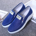 Damen Sportliche Canvas Slipper EB