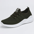 Damen Atmungsaktive Lauf- und Freizeitschuhe mit elastischem Strickoberteil EB