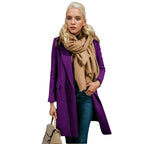Damen Eleganter Trenchcoat mit Doppelknopfleiste und hochwertigem Material EB